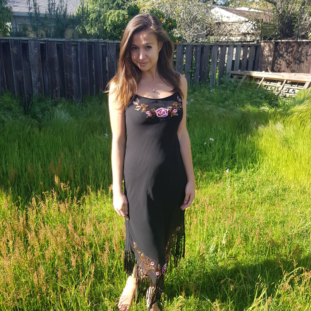 Black sequin cocktail dress WITH CARDIGAN GIFT!!!